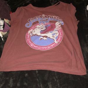 cute the Steve Miller Band ripped crop top